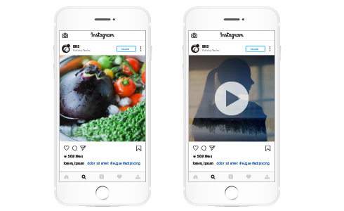 Instagram広告の表示イメージ